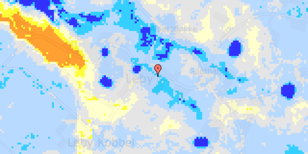 Ekstrem regn på Lebyvej 5