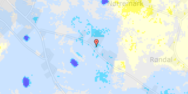 Ekstrem regn på Søby Midtvej 1B