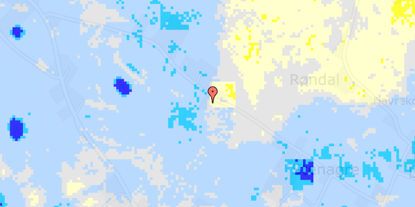 Ekstrem regn på Søby Midtvej 2