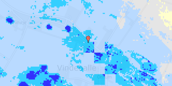 Ekstrem regn på Vindeballegade 13