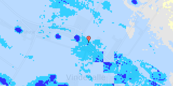 Ekstrem regn på Vindeballegade 16