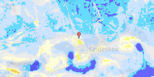 Ekstrem regn på Lindeskovvej 1