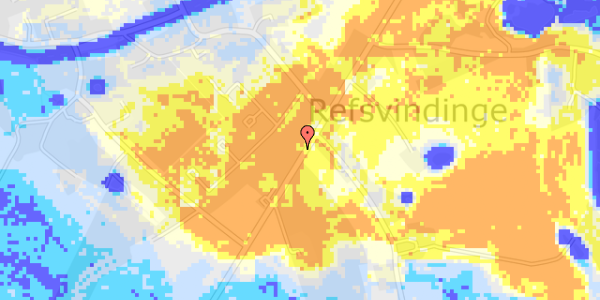 Ekstrem regn på Nyborgvej 47