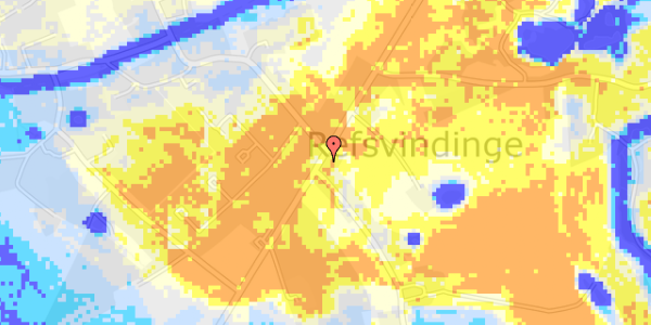 Ekstrem regn på Nyborgvej 58