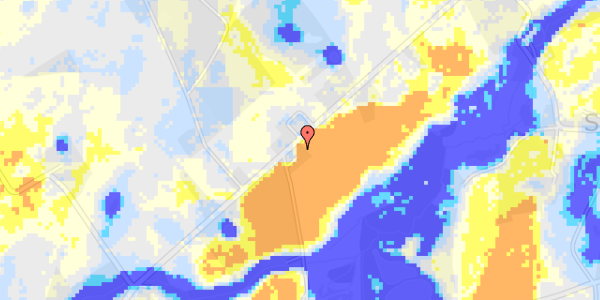 Ekstrem regn på Nyborgvej 84