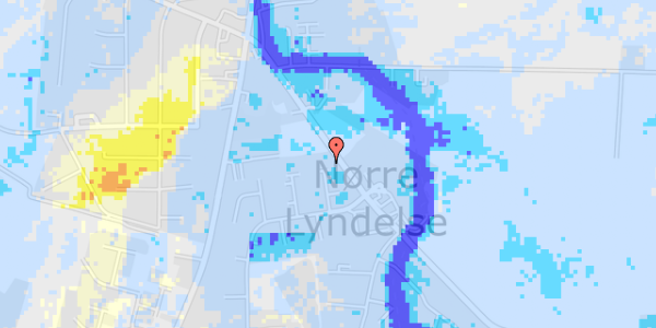 Ekstrem regn på Carl Nielsensvej 12