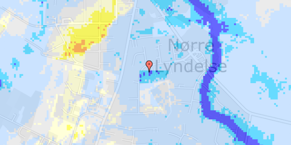 Ekstrem regn på Carl Nielsensvej 39