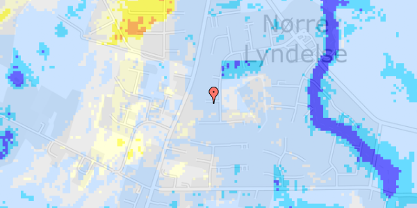 Ekstrem regn på Carl Nielsensvej 90