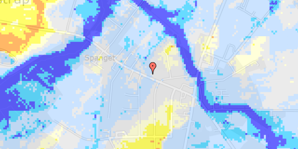 Ekstrem regn på Dømmestrupvej 12