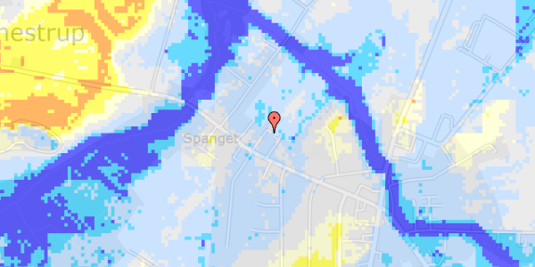 Ekstrem regn på Dømmestrupvej 18