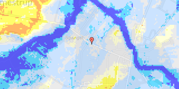 Ekstrem regn på Dømmestrupvej 27