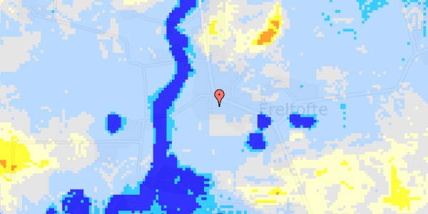 Ekstrem regn på Freltoftevej 16