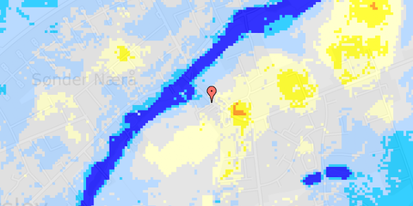 Ekstrem regn på Kirkevej 12