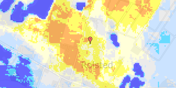 Ekstrem regn på Lykkebovej 7