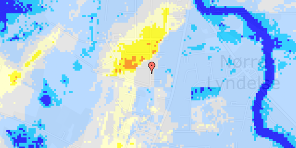 Ekstrem regn på Pilevej 40