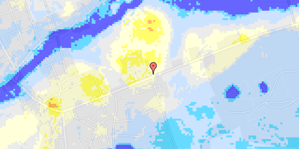 Ekstrem regn på Torpegårdsvej 21