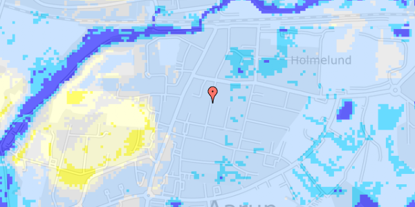 Ekstrem regn på Fredensgade 6