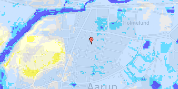 Ekstrem regn på Fredensgade 11