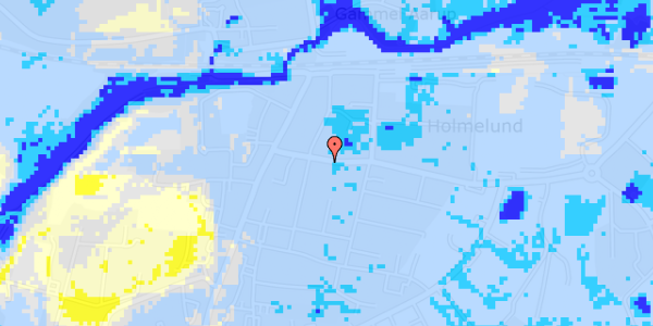 Ekstrem regn på Holmelund 4