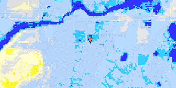 Ekstrem regn på Holmelund 15