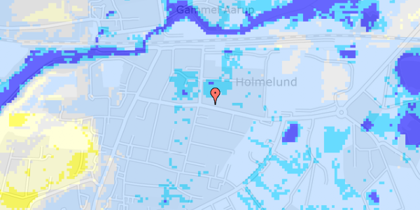 Ekstrem regn på Holmelund 17