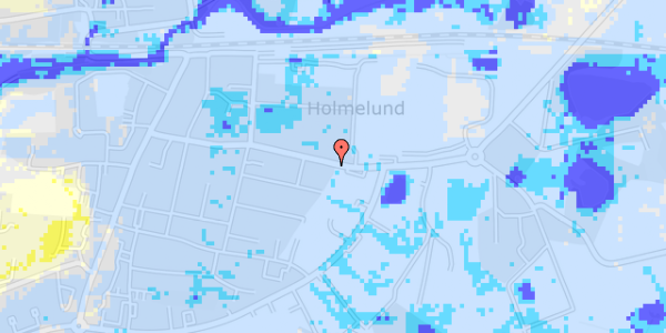 Ekstrem regn på Holmelund 30