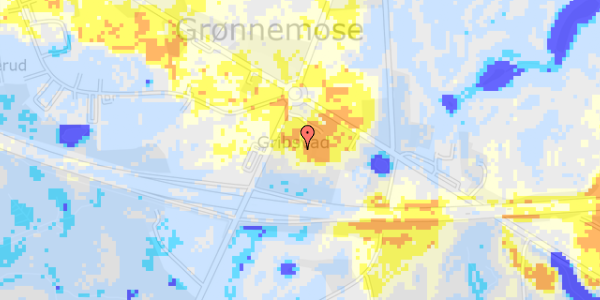 Ekstrem regn på Højvang 4