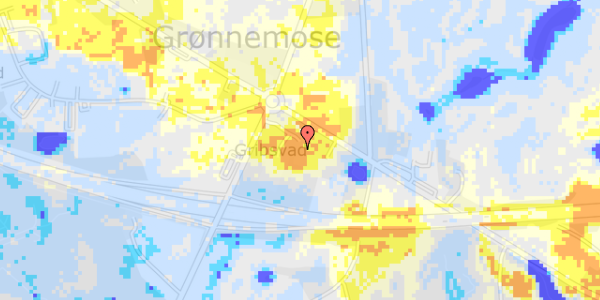 Ekstrem regn på Højvang 6