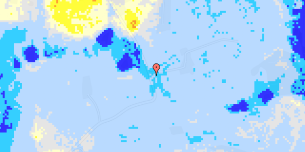 Ekstrem regn på Nydamsvej 16