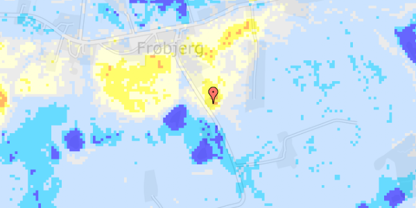 Ekstrem regn på Nydamsvej 20