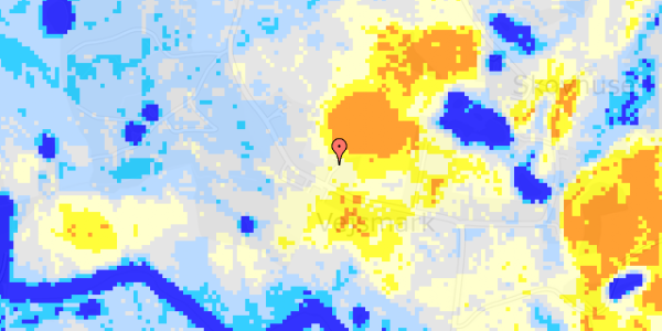 Ekstrem regn på Orte Vejsmark 21