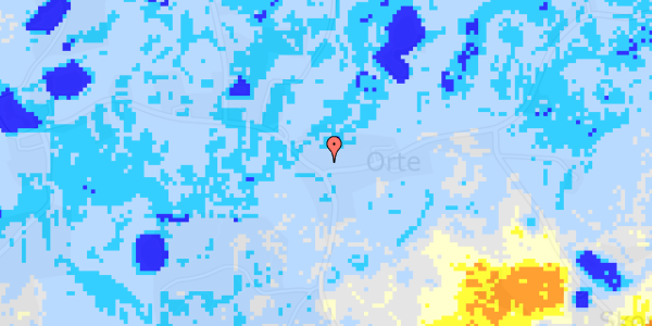 Ekstrem regn på Skalbjergvej 1