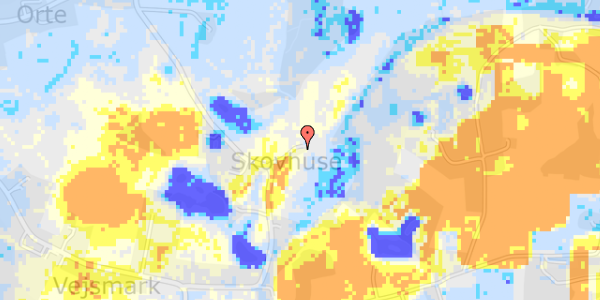 Ekstrem regn på Skovhusevej 15