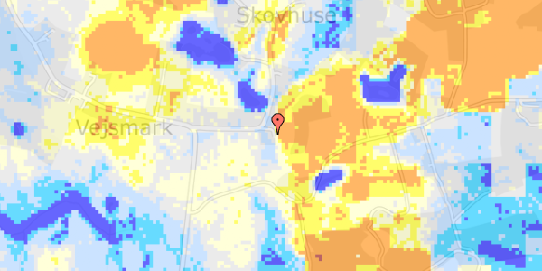 Ekstrem regn på Skovhusevej 21