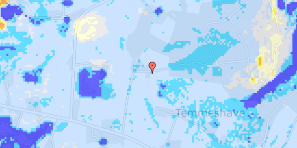 Ekstrem regn på Skovstrupvej 74