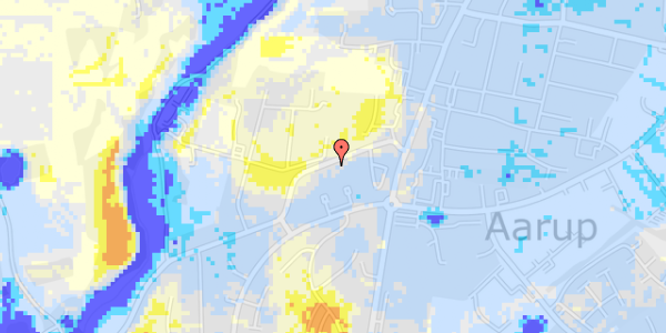 Ekstrem regn på Vestergade 15