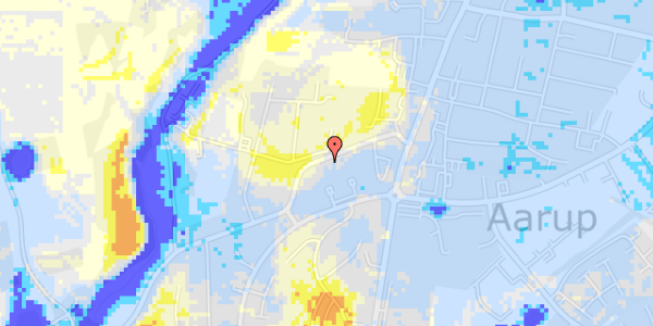 Ekstrem regn på Vestergade 19