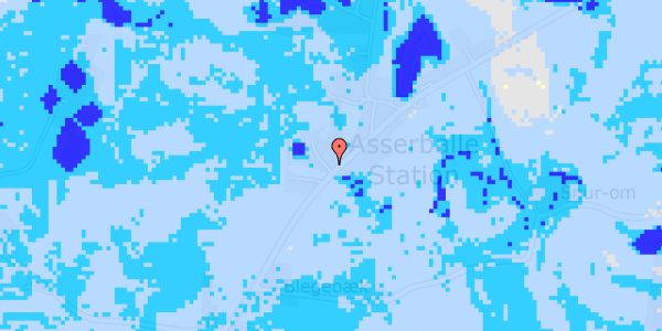 Ekstrem regn på Asserballe St 5