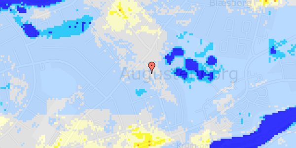 Ekstrem regn på H C Andersens Vej 2