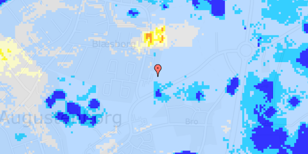 Ekstrem regn på Langgade 22