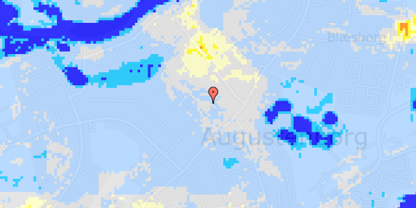 Ekstrem regn på Midtkobbel 71