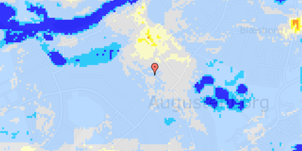 Ekstrem regn på Midtkobbel 73