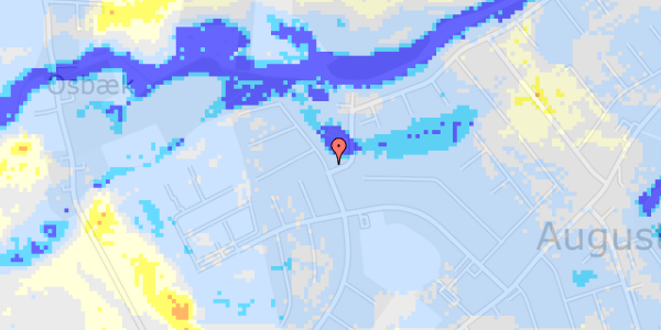 Ekstrem regn på Vestergade 26