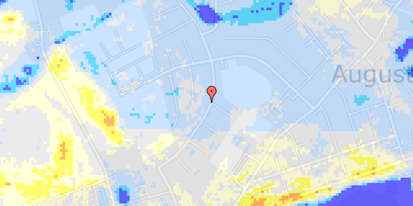 Ekstrem regn på Vestergade 29