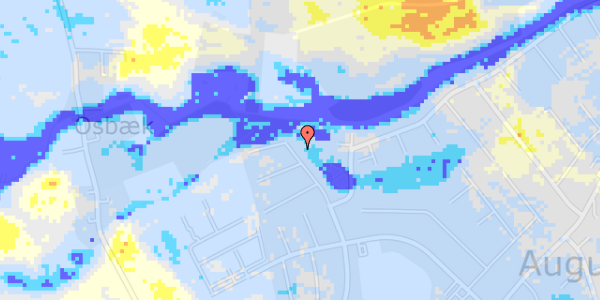 Ekstrem regn på Vestergade 32