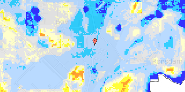 Ekstrem regn på Centrumsgaden 155