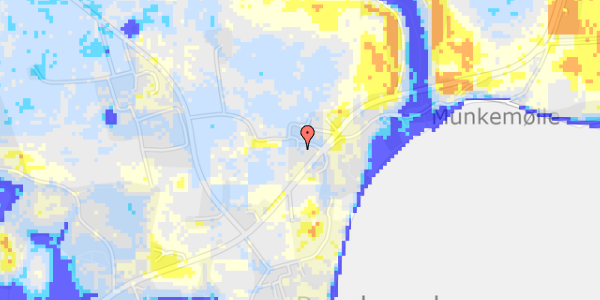 Ekstrem regn på Fjordvejen 103