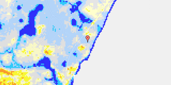 Ekstrem regn på Fjordvejen 130