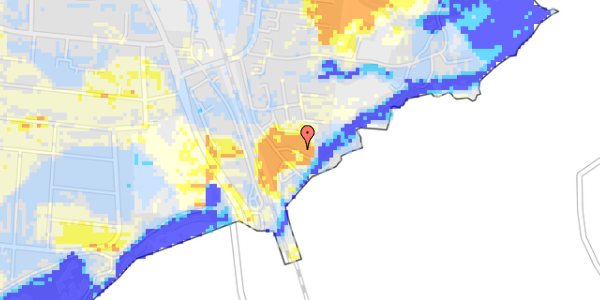 Ekstrem regn på Haraldsdalvej 31, . th