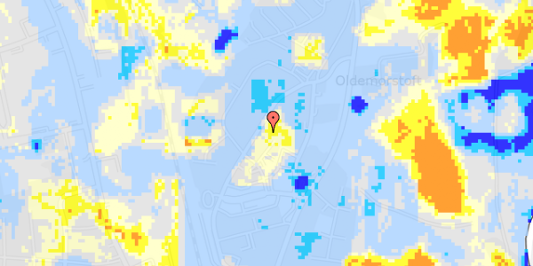 Ekstrem regn på Jernbanegade 42